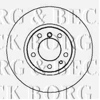 BORG & BECK bbd4894 -  Тормозной диск